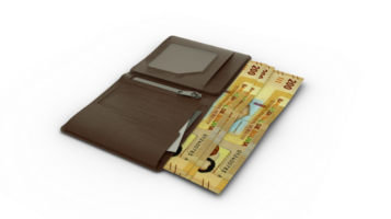 3d le rendu de 100 bolivien boliviano Remarques dans portefeuille png