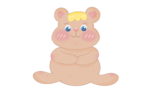 oso rubia pelo png