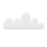 nube 3d illustrazione png