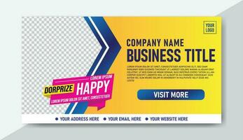 Vector design banner website template. Vector design banner background. Banner Pro Vector