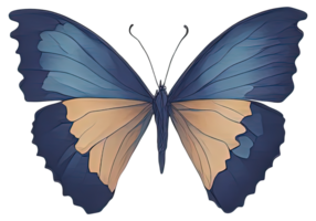 Aquarell Schmetterling isoliert. generativ ai png