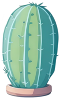 carino cactus illustrazione. ai generativo png