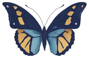 Watercolor Butterfly isolated. png