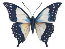 aquarelle papillon isolé. génératif ai png