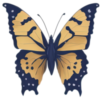 aquarelle papillon isolé. génératif ai png