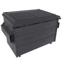 3d Rendering Of Trash Container png