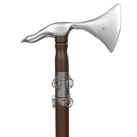 3D Rendering Of Medieval Axe png