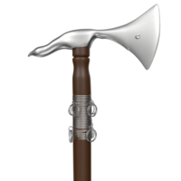 3D Rendering Of Medieval Axe png