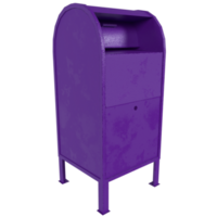 3d representación de correo caja png