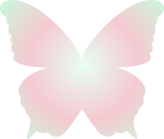 y2k gradient butterfly png