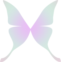 y2k gradient butterfly png