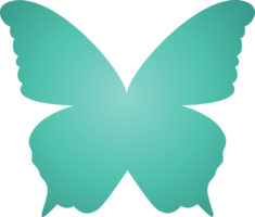 y2k gradient butterfly png