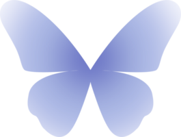 y2k gradient butterfly png