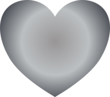 Y2k gradient heart png