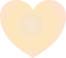 Y2k gradient heart png