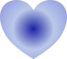 Y2k gradient heart png