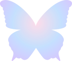 y2k Gradient Schmetterling png