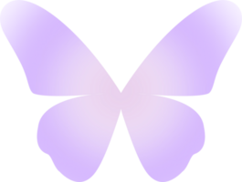 y2k gradient butterfly png