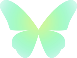 y2k gradient butterfly png