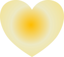 Y2k gradient heart png