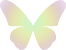 y2k Gradient Schmetterling png