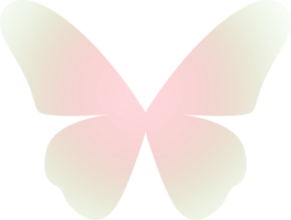 y2k gradient butterfly png