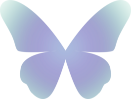 y2k gradient butterfly png