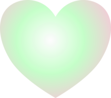 Y2k gradient heart png