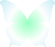 y2k gradient butterfly png