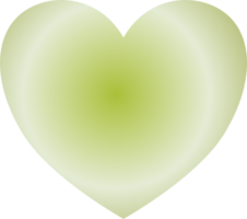 Y2k gradient heart png