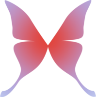 y2k gradient butterfly png