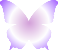 y2k gradient butterfly png