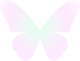 y2k gradient butterfly png