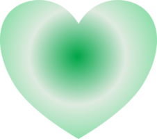 Y2k gradient heart png