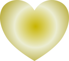 Y2k gradient heart png