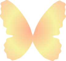 y2k Gradient Schmetterling png