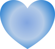 Y2k gradient heart png