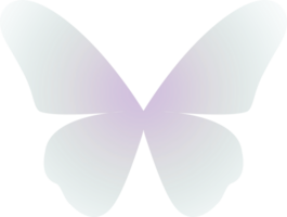 y2k gradient butterfly png