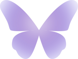 y2k gradient butterfly png