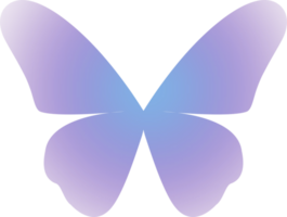 y2k gradient butterfly png