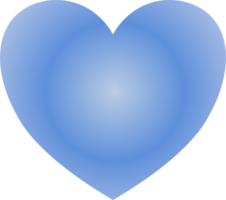 Y2k gradient heart png