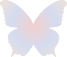 y2k gradient butterfly png