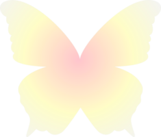 y2k gradient butterfly png