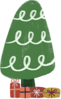 árbol de navidad y regalos png