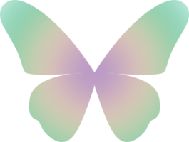 y2k Gradient Schmetterling png