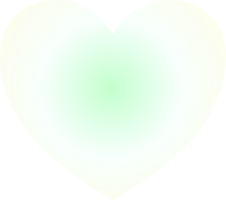 Y2k gradient heart png