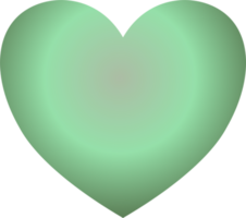 Y2k gradient heart png