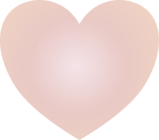 Y2k gradient heart png