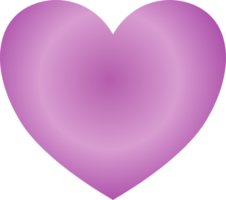 Y2k gradient heart png