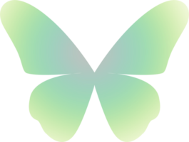 y2k gradient butterfly png